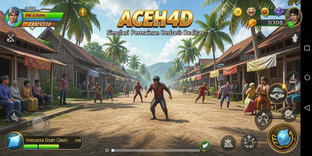 Tampilan gameplay menarik dari ACEH4D sebagai game simulasi.