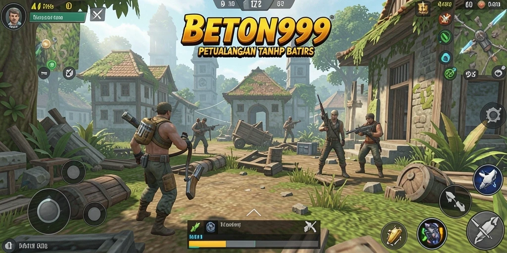 Gameplay BETON999 menunjukkan dunia terbuka yang luas dan menarik.