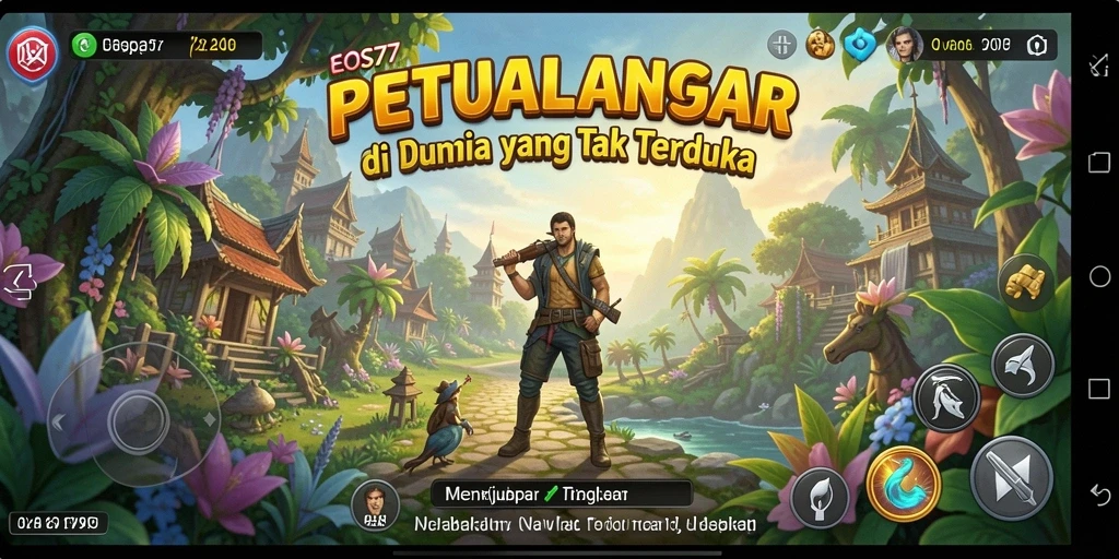 Gameplay mendebarkan di dunia petualangan yang menakjubkan.
