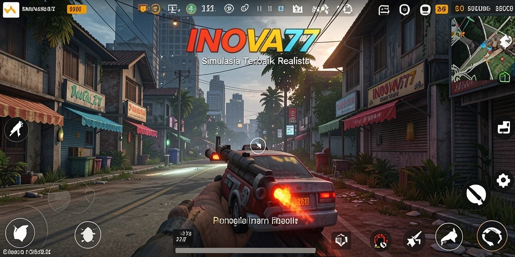 Tampilan menarik dari gameplay Simulation INOVA77 yang imersif.