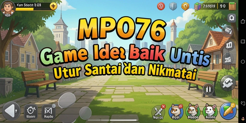 Tangkapan layar MPO76 menampilkan aksi gameplay santai yang mengasyikkan.