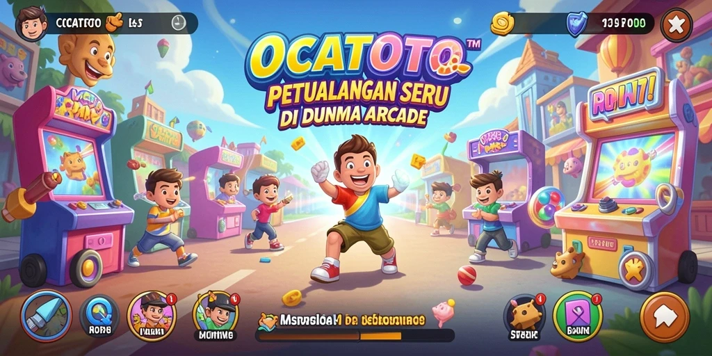 Screenshot OCATOTO menampilkan gameplay yang seru dan penuh tantangan.
