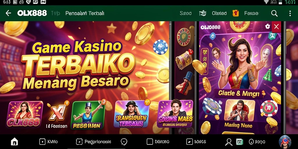 Tampilan gameplay Kasino yang seru dan mendebarkan.
