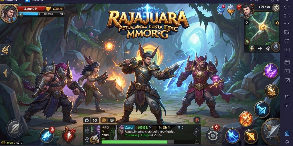 Tampilan menarik dari gameplay MMORPG RAJAJUARA yang penuh aksi.