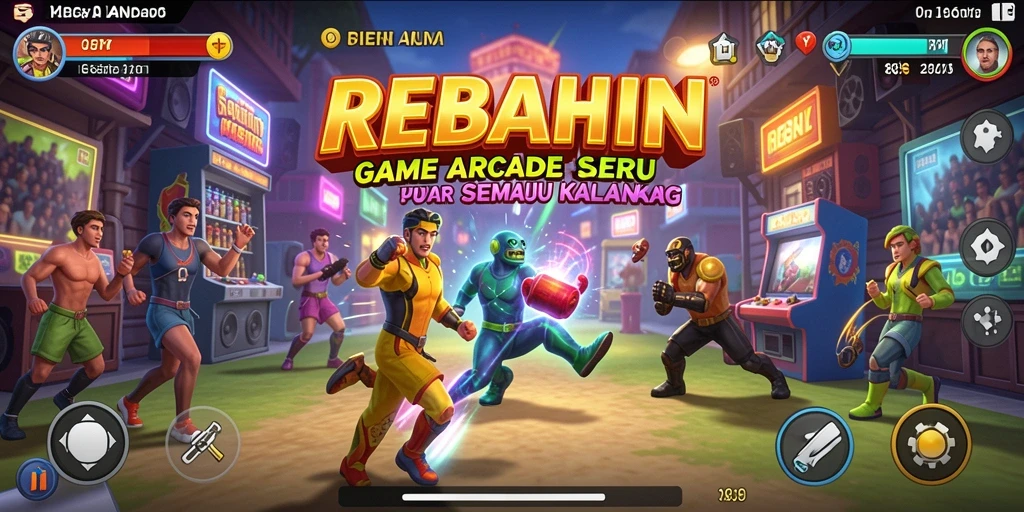 Gameplay seru dan menantang di REBAHIN.