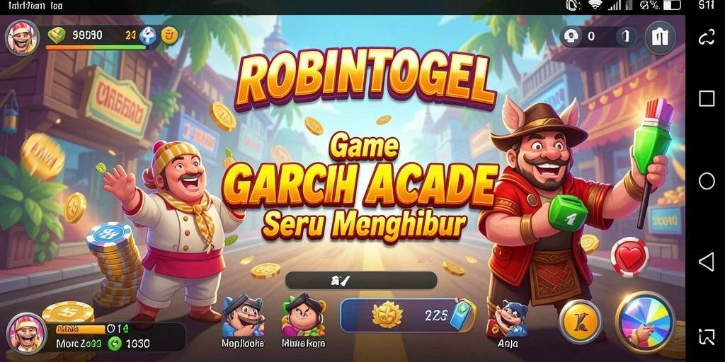 Gameplay seru ROBINTOGEL yang menantang dan menghibur.